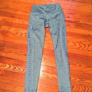 Aerie full length teal yoga pants